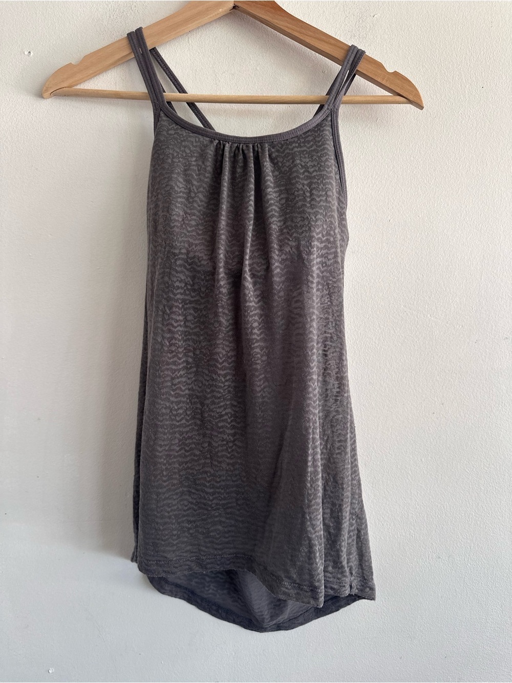 Prana Gray Double-Strap Athletic Tank